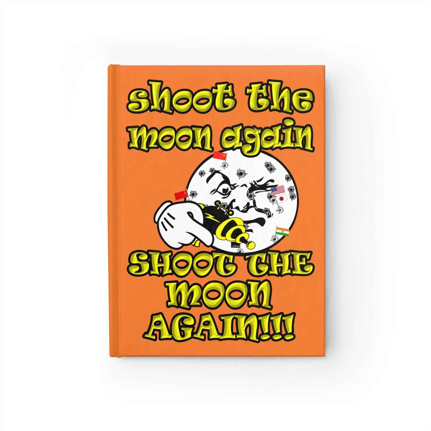 shoot the moon again - journal-lined (crusta)