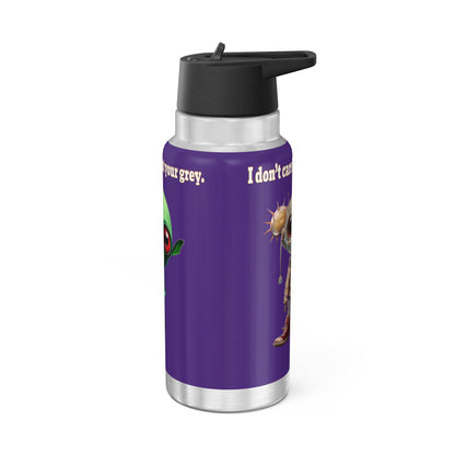 I don't care that your grey - Gator Tumbler, 32oz (purple)