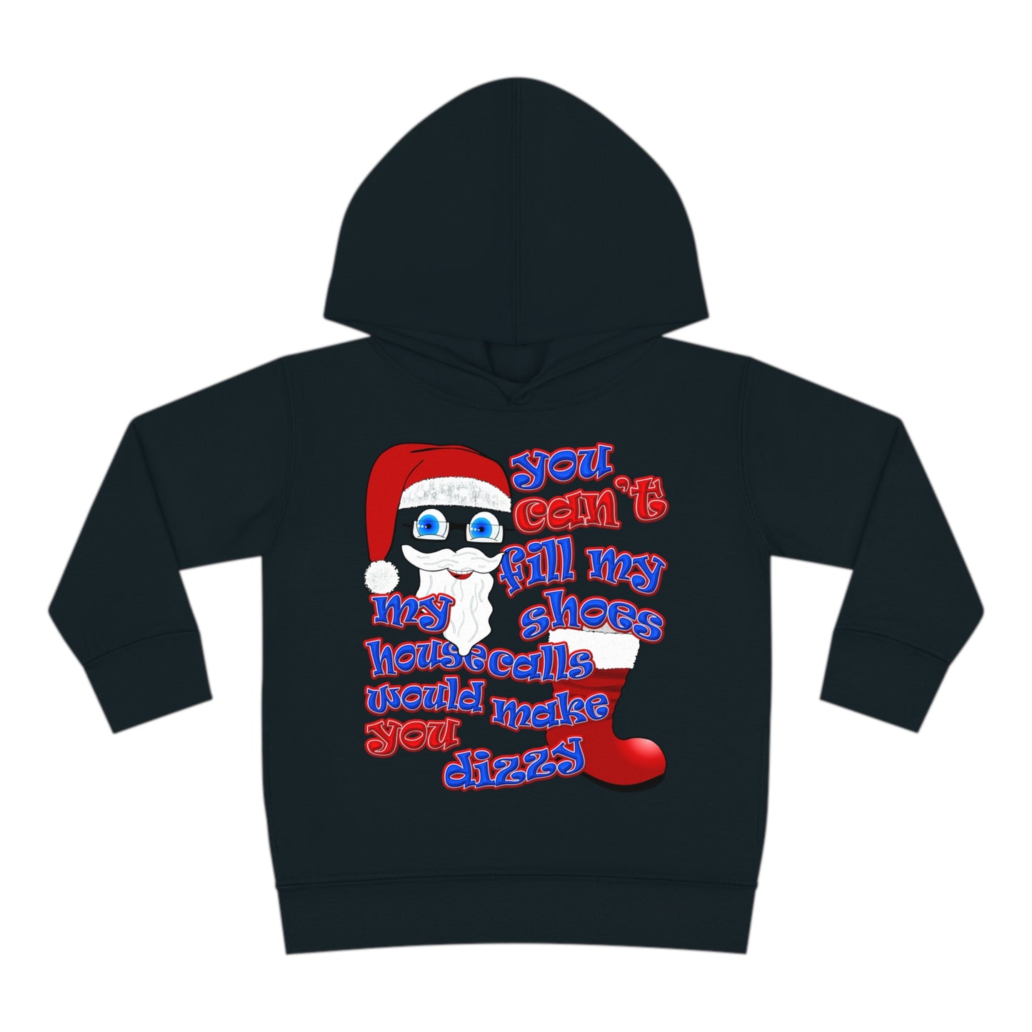 santa's shoes - Toddler Pullover Fleece Hoodie