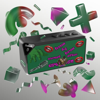 hoes b4 bros - Jabba Bluetooth Speaker (dark green)