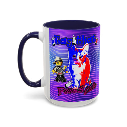 tag that - Accent Mug (purple wave)