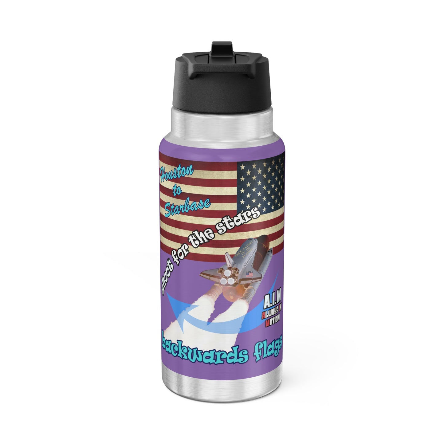 shoot for the stars - Gator Tumbler, 32oz (light purple)