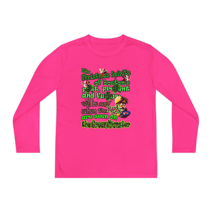 christmas spirits of boston - Youth Long Sleeve Competitor Tee