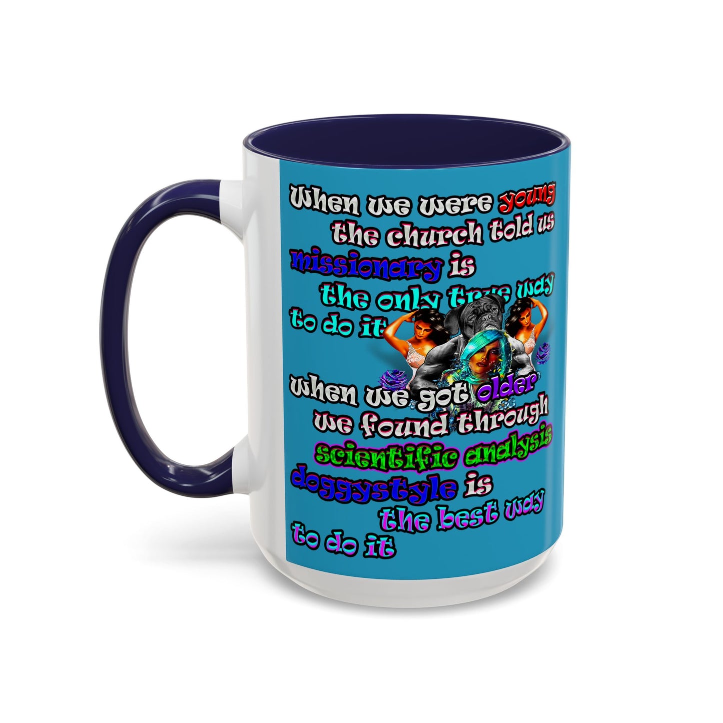 doggystyle - Accent Mug (turquoise)