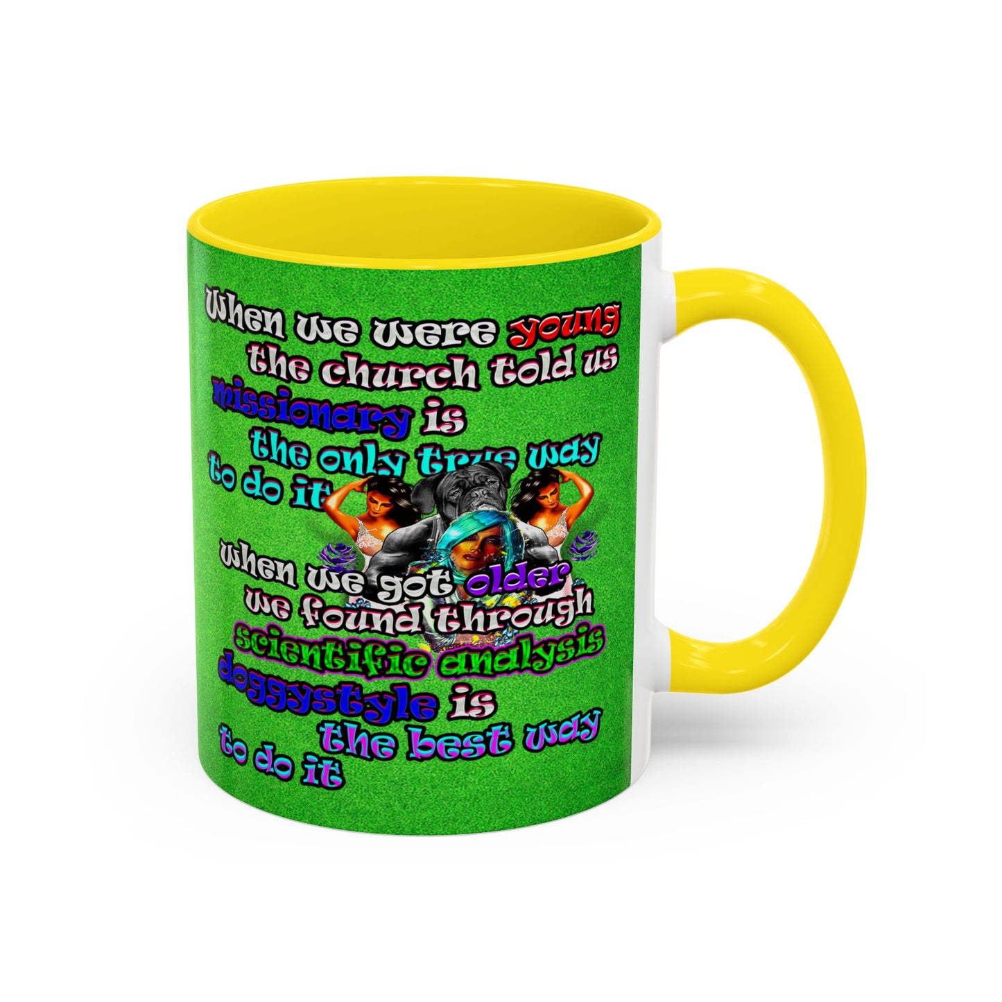 doggystyle - Accent Mug (green turf)