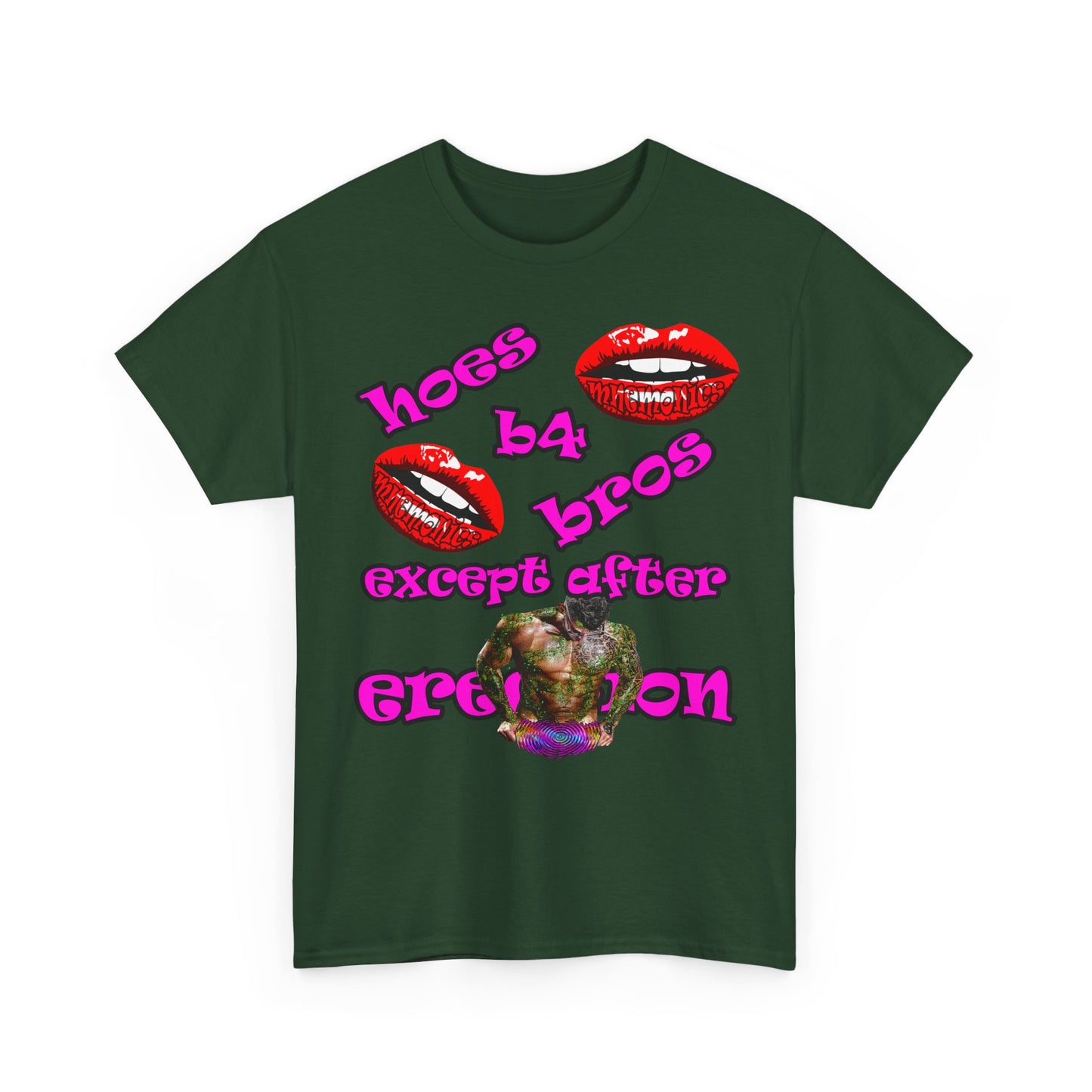 hoes b4 bros - Unisex Heavy Cotton Tee
