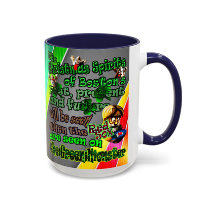 christmas spirits of boston - Accent Mug (rainbow split)