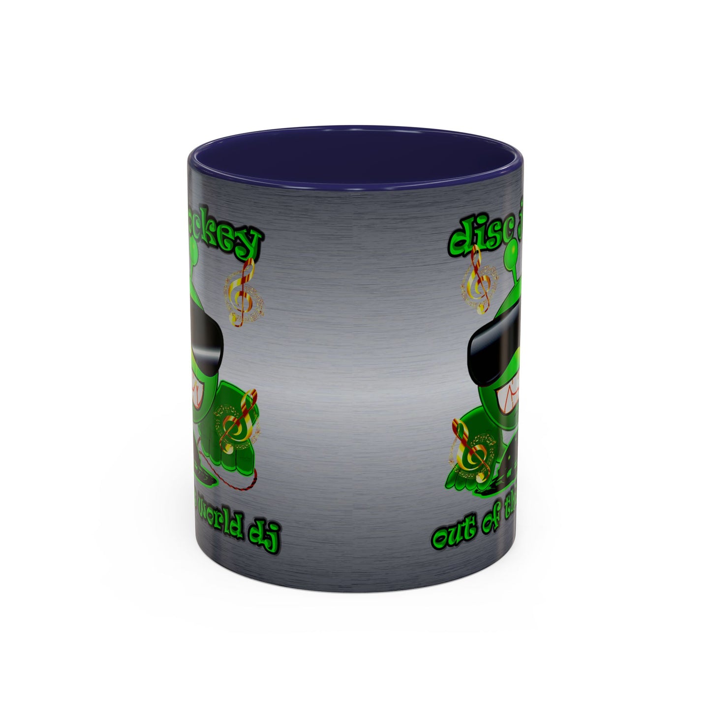 disc jockey - Accent Mug (brushed nickel)
