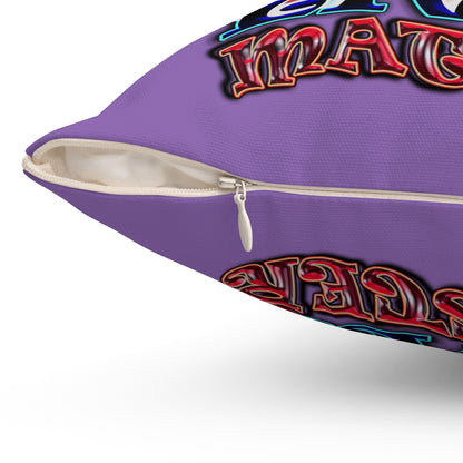 rw&b lives matter - Spun Polyester Square Pillow - (light purple)