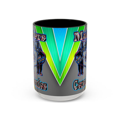 em cee squared - Accent Mug (rainbow split)
