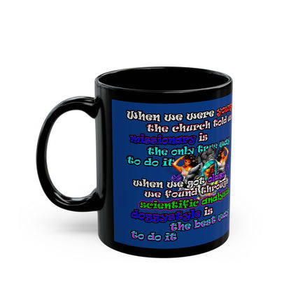 doggystyle - Black Mug (dark blue)
