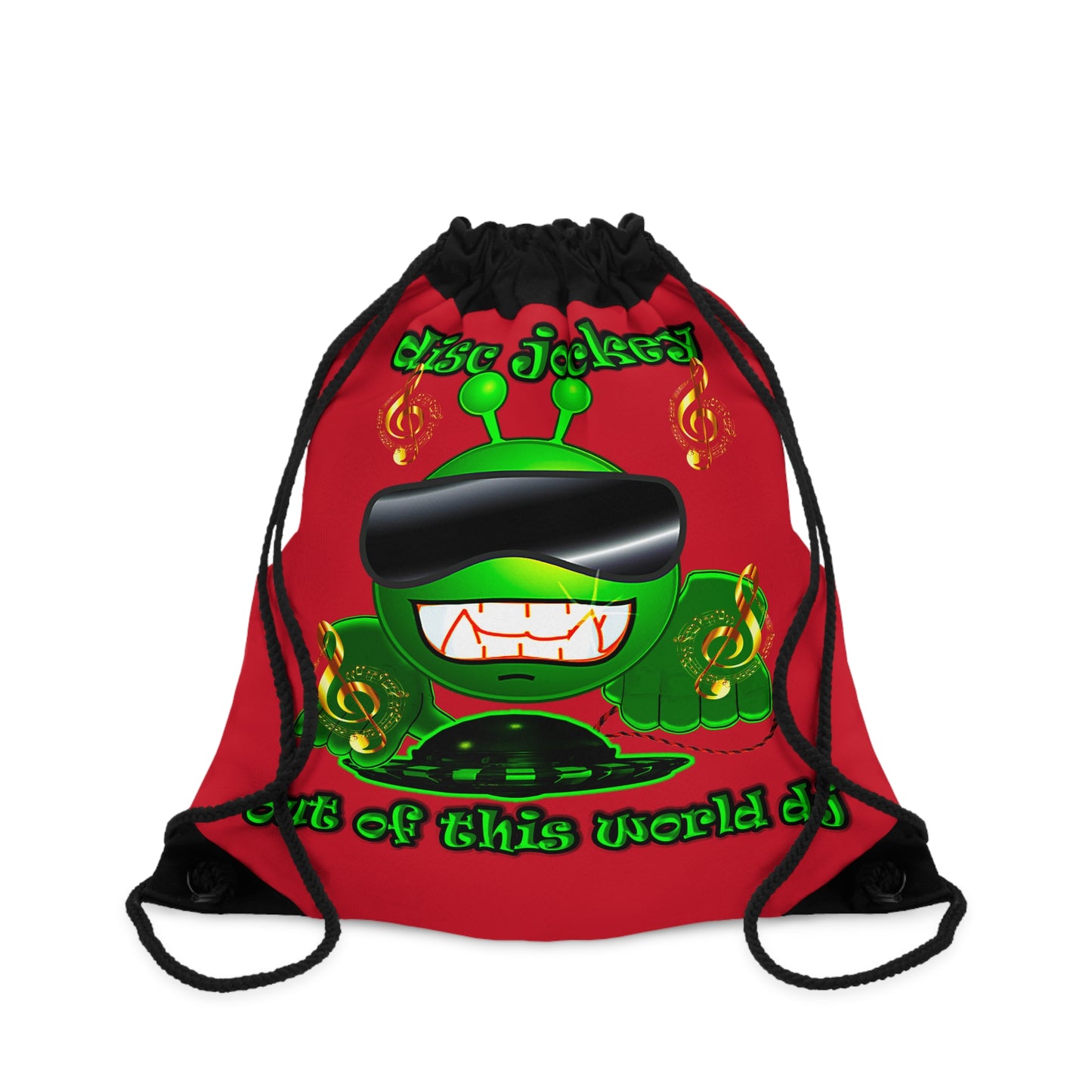 disc jockey - Drawstring Bag (dark red)