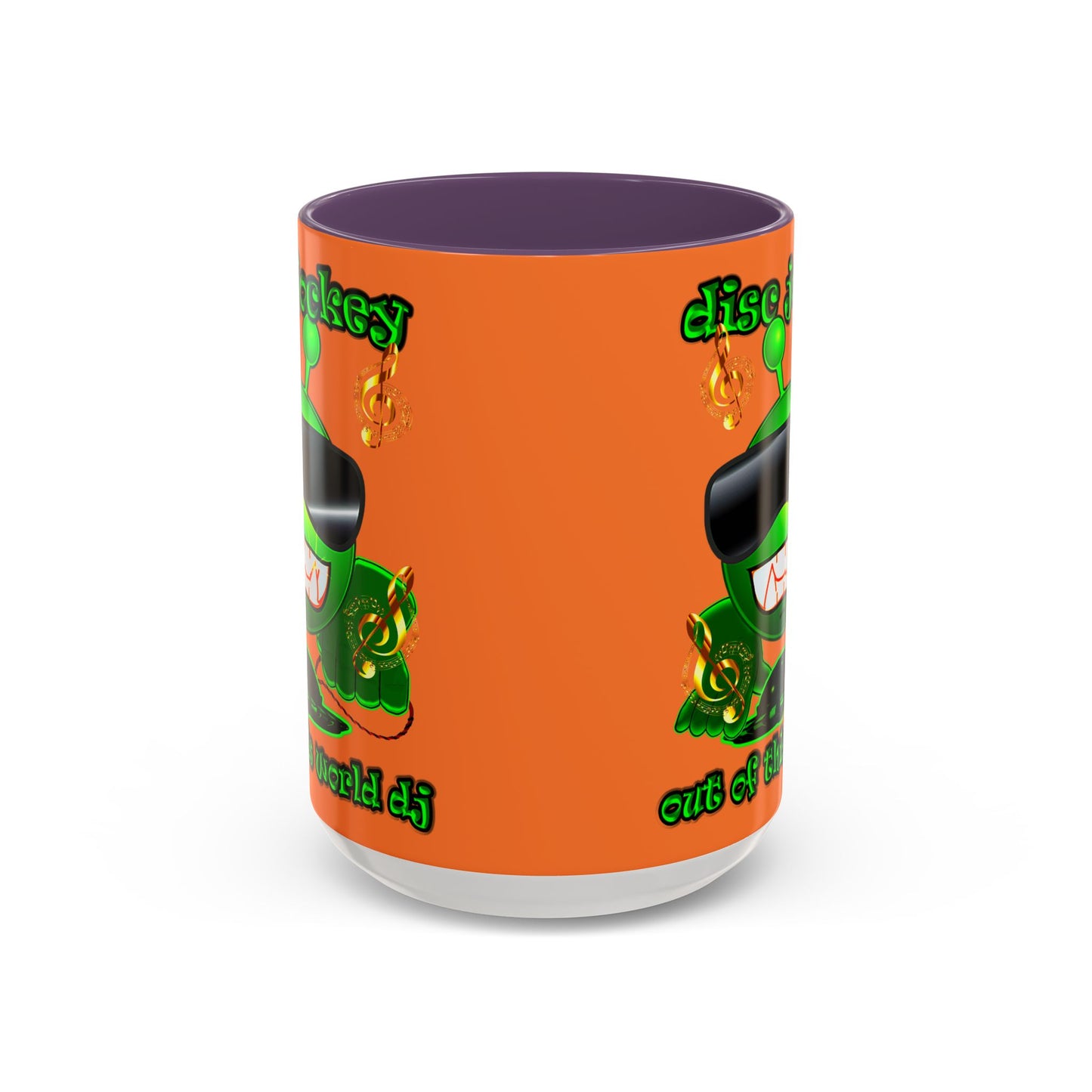 disc jockey - Accent Mug (crusta)