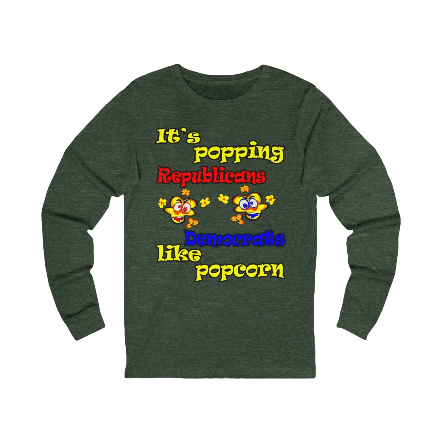 popping like popcorn - Unisex Jersey Long Sleeve Tee