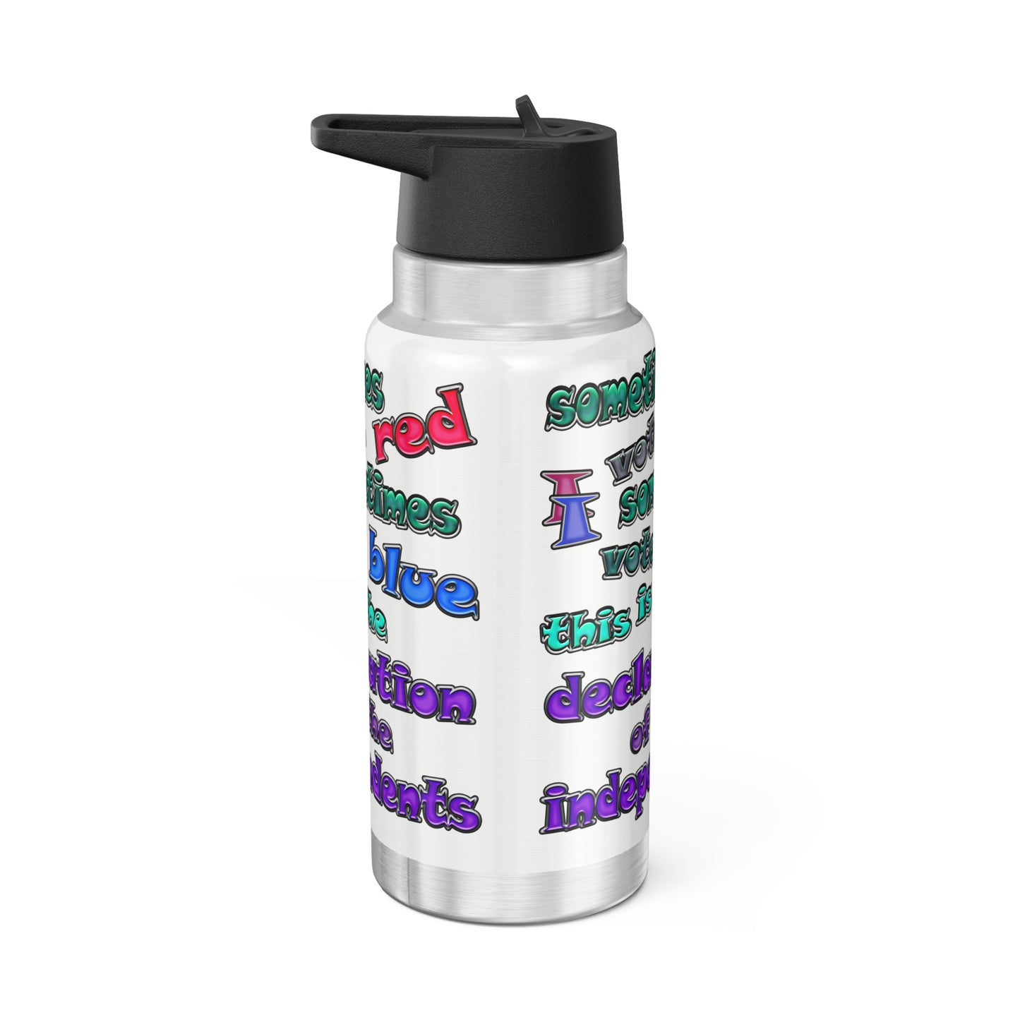 declaration of the independents - Gator Tumbler, 32oz (white)