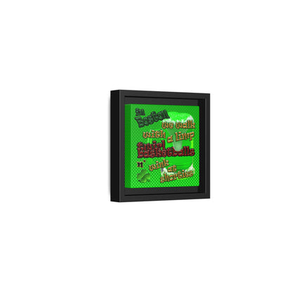 celtics logo - framed canvas art (logo green)