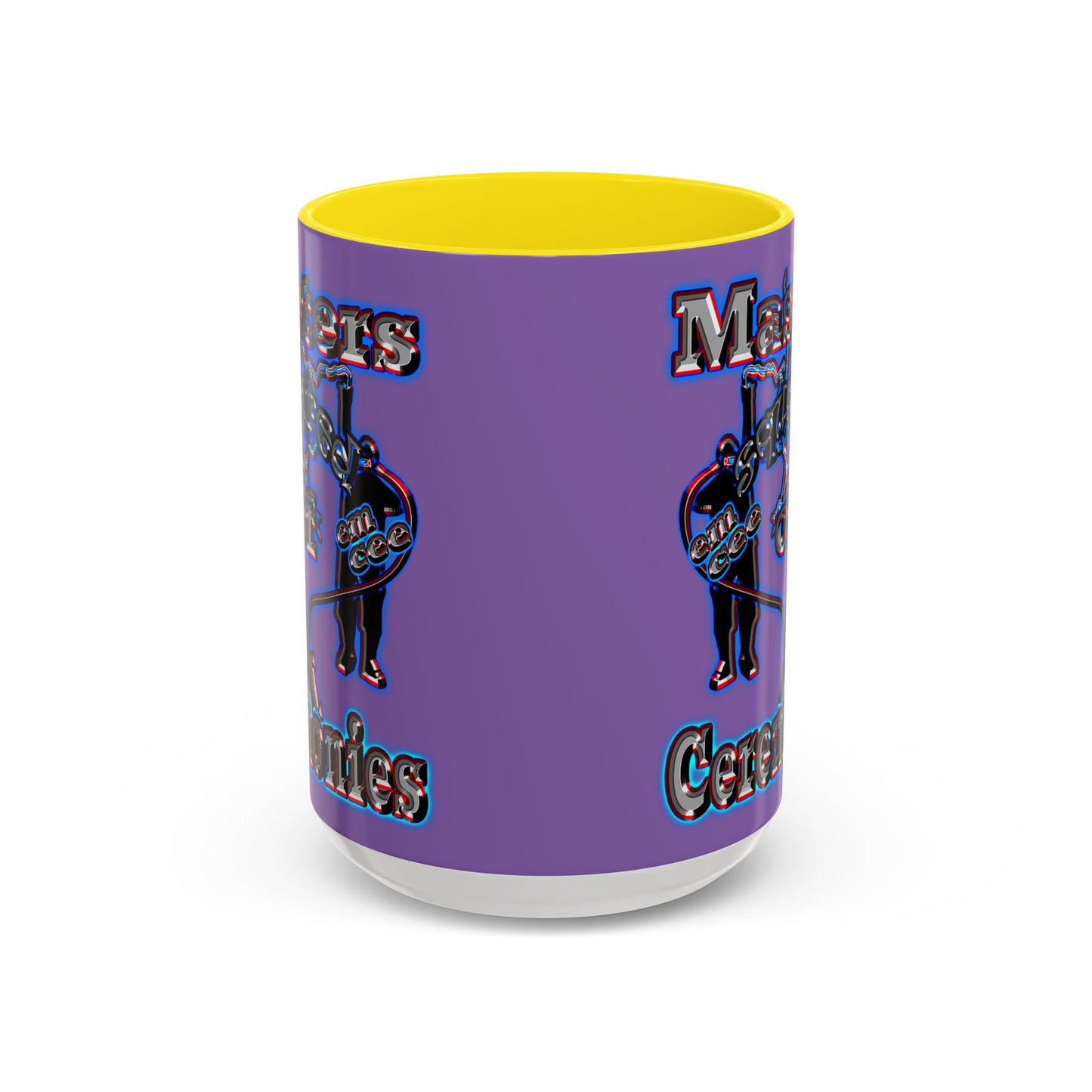 em cee squared - Accent Mug (light purple)