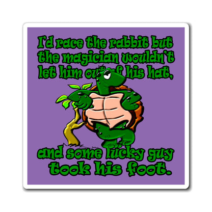 turtle race - Magnets - (light purple)
