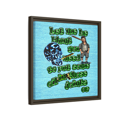 og - framed canvas art (faded blue)