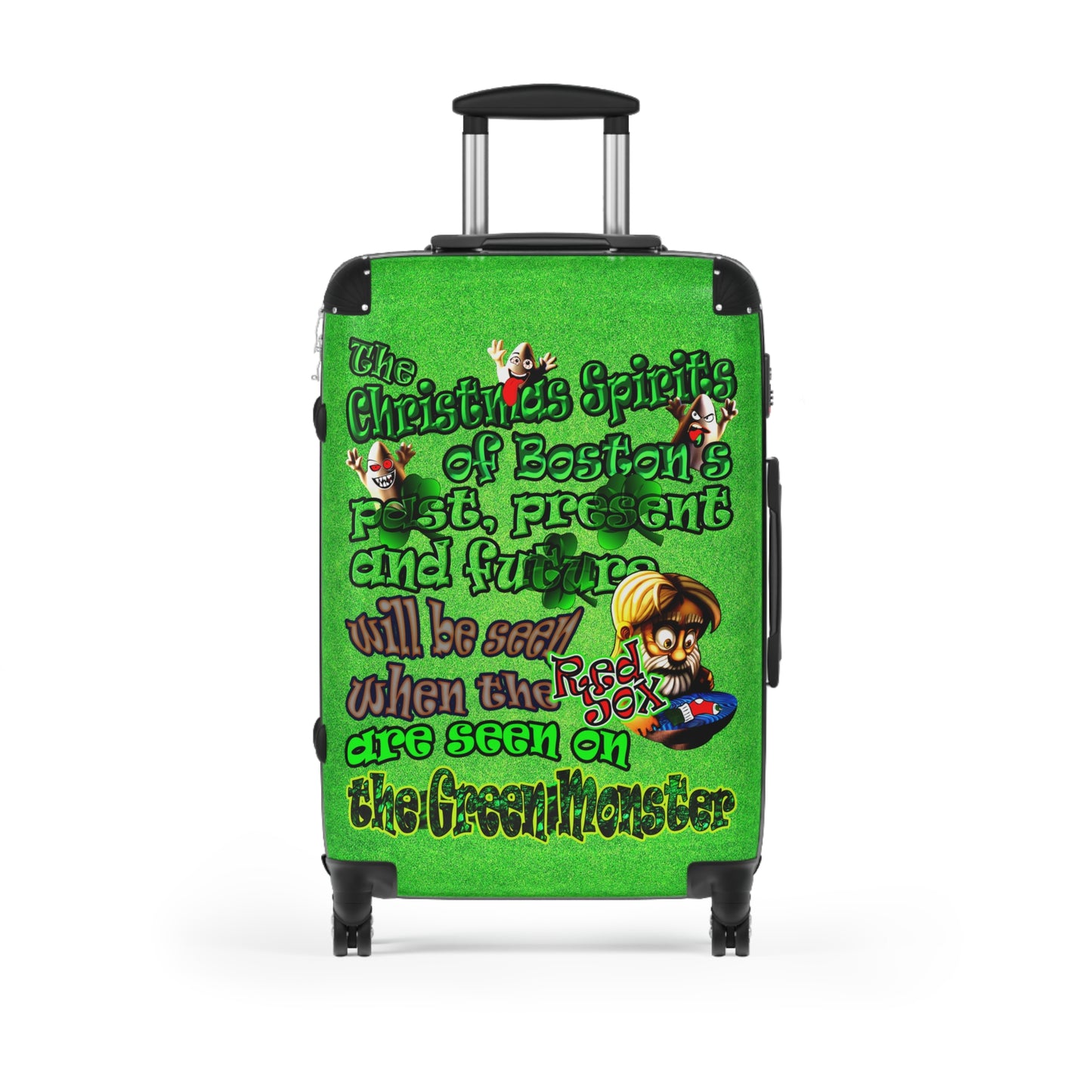 christmas spirits of boston - Suitcase (green turf)
