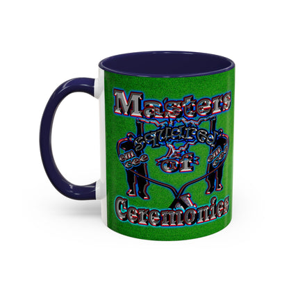 em cee squared - Accent Mug (green turf)