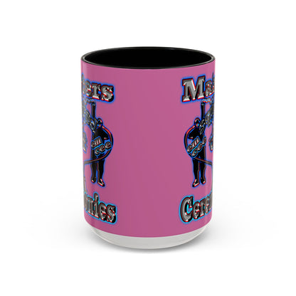 em cee squared - Accent Mug (light pink)