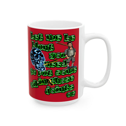 og - White Mug (dark red)
