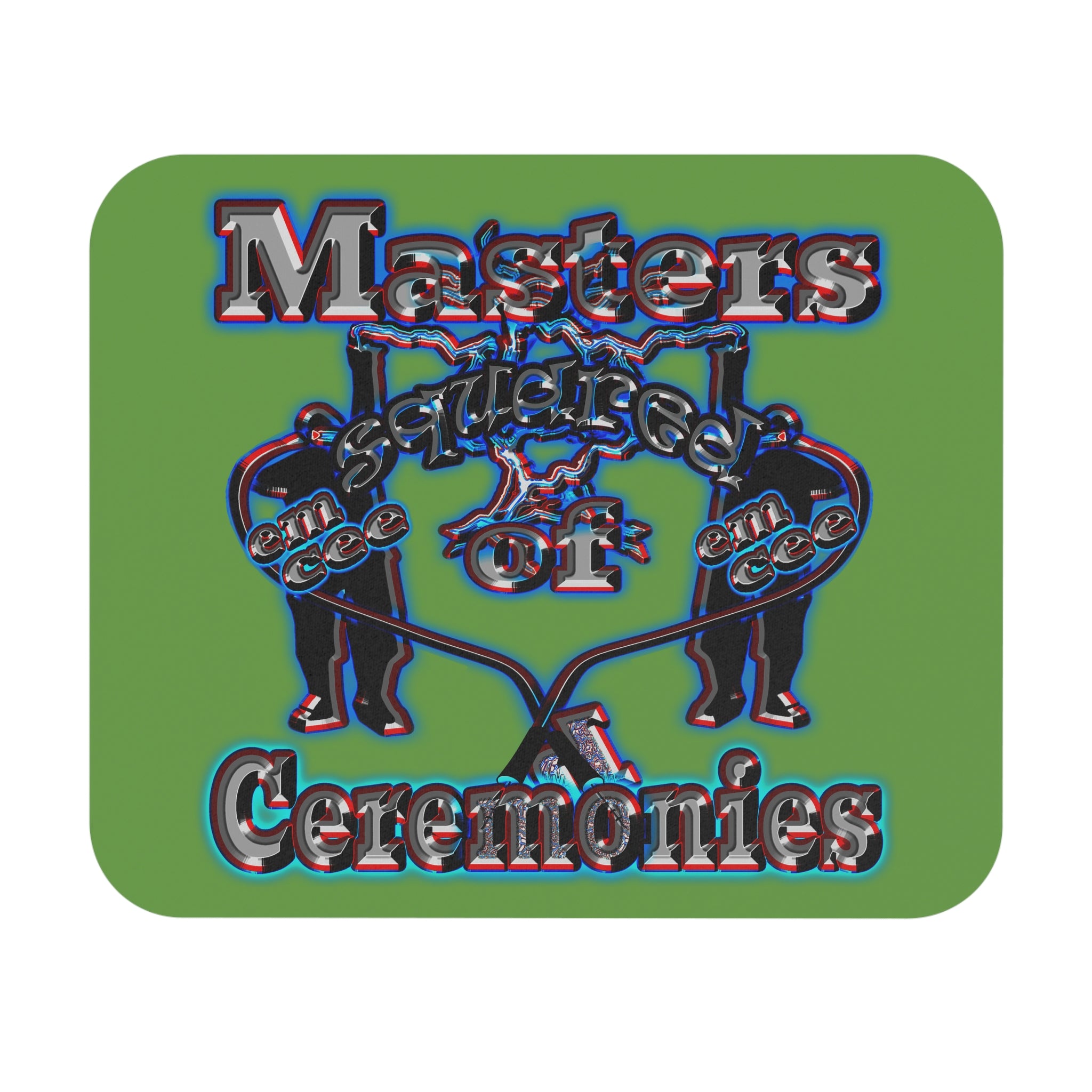 em cee squared - Mouse Pad (Rectangle) (green)