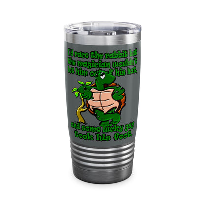 turtle race - Ringneck Tumbler, 20oz (dark grey)