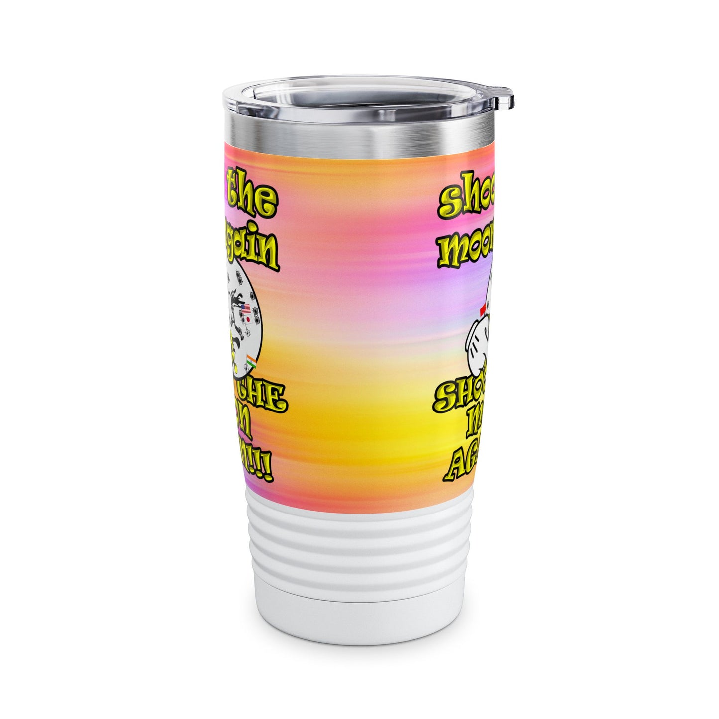 shoot the moon again - Ringneck Tumbler, 20oz (color blur)