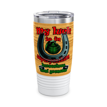 my luck - Ringneck Tumbler, 20oz (butterscotch wood finish)