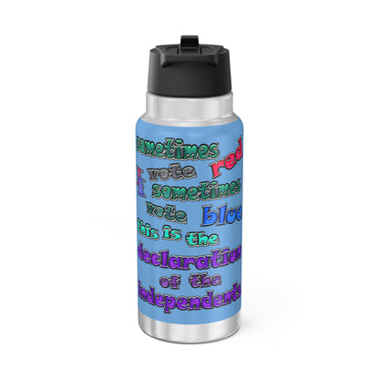 declaration of the independents - Gator Tumbler, 32oz (light blue)