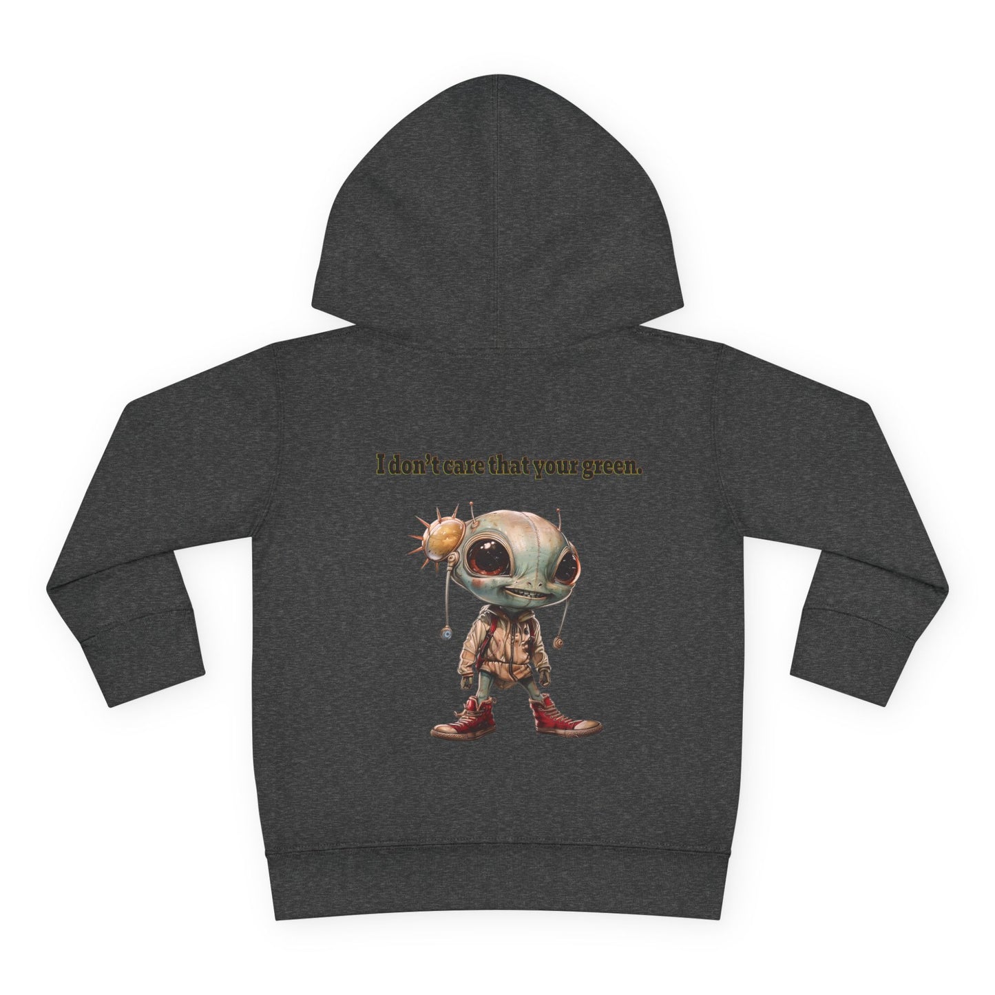 I don't care that your grey - Toddler Pullover Fleece Hoodie
