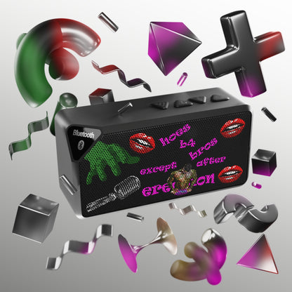 hoes b4 bros - Jabba Bluetooth Speaker (black)