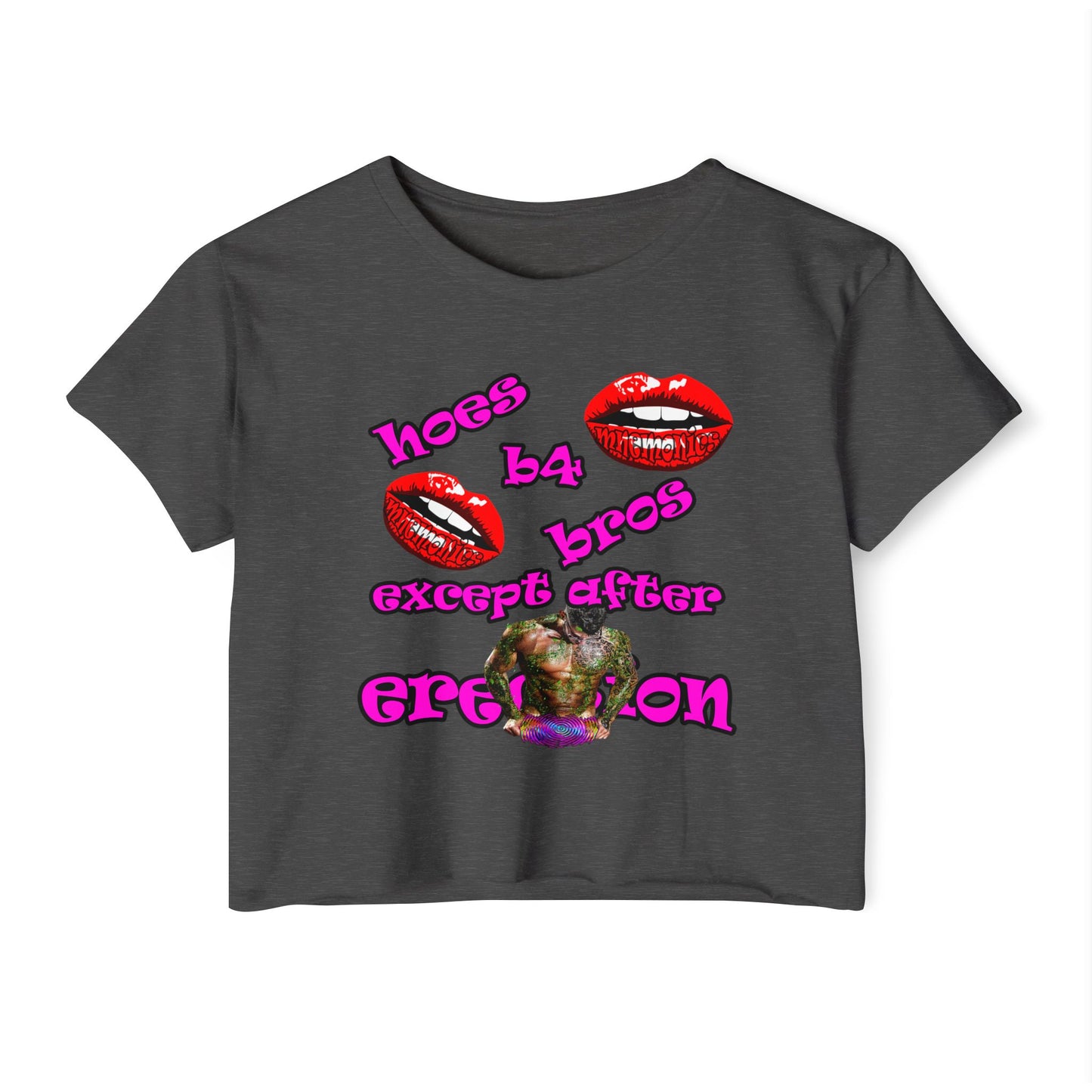 hoes b4 bros - Women's Festival Crop Top