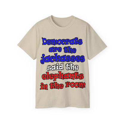 donkeys and elephants - Unisex Ultra Cotton Tee