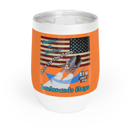 shoot for the stars - Chill Wine Tumbler (crusta)