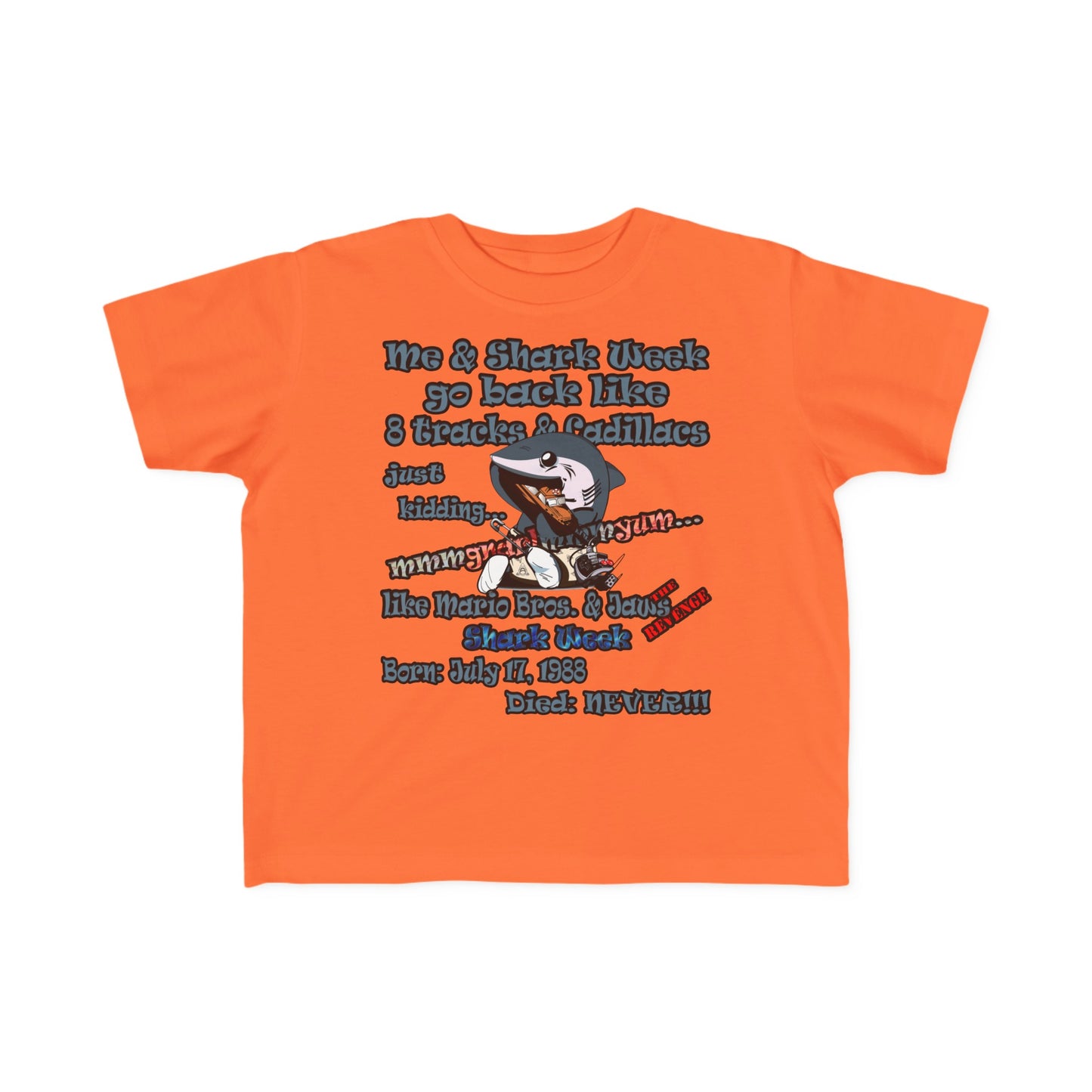 shark week - Toddler's Fine Jersey Tee