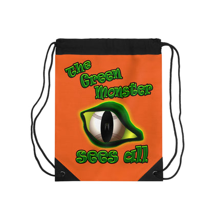 green monster - Drawstring Bag (orange)