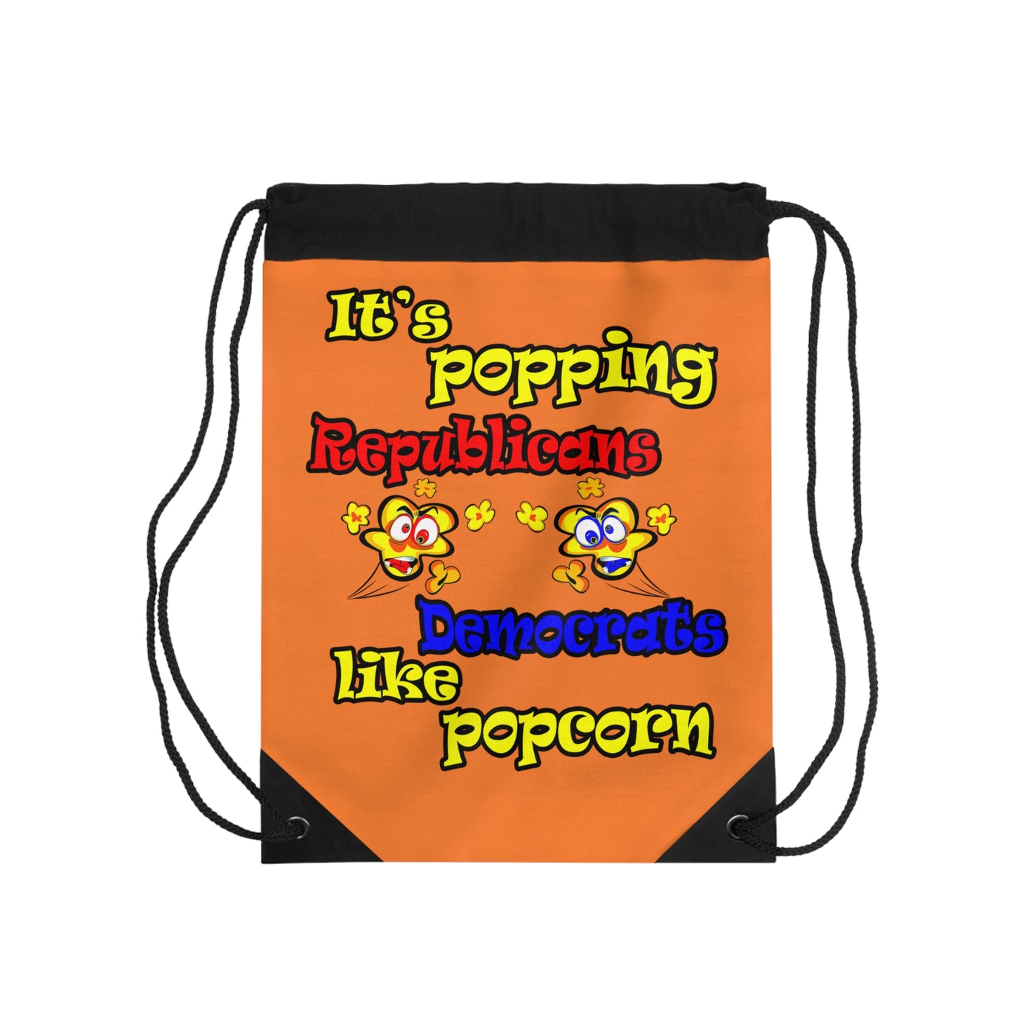 popping like popcorn - Drawstring Bag (crusta)