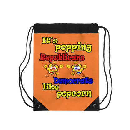 popping like popcorn - Drawstring Bag (crusta)