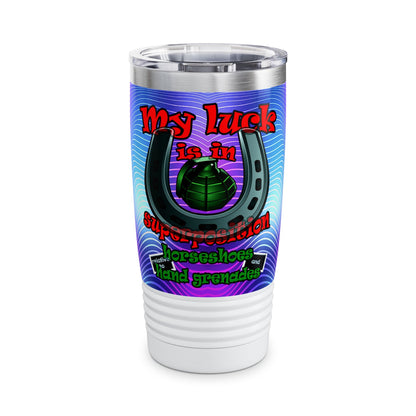 my luck - Ringneck Tumbler, 20oz (purple wave)