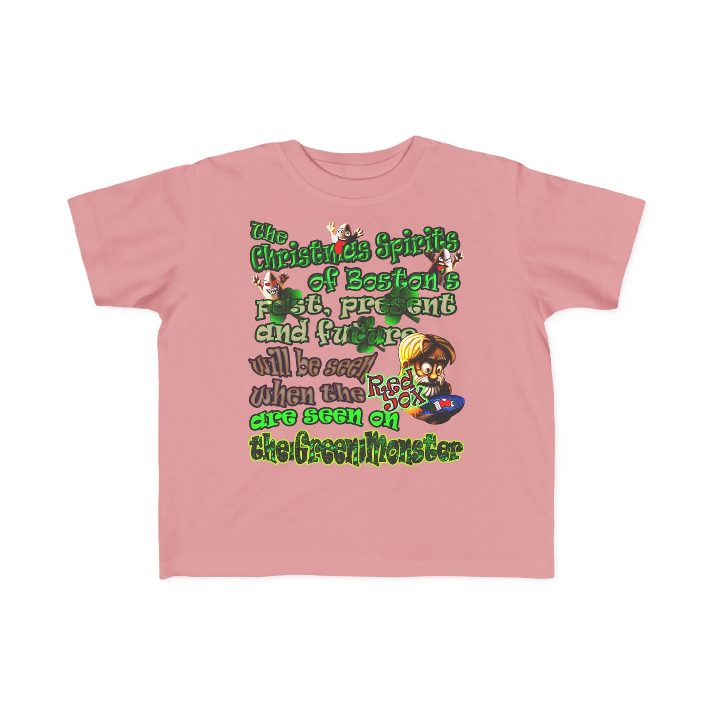christmas spirits of boston - Toddler's Fine Jersey Tee
