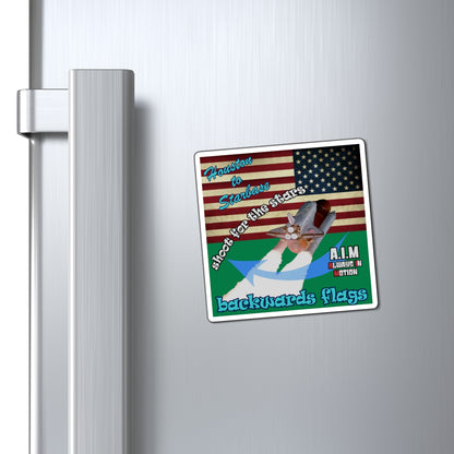 shoot for the stars - Magnets - (dark green)