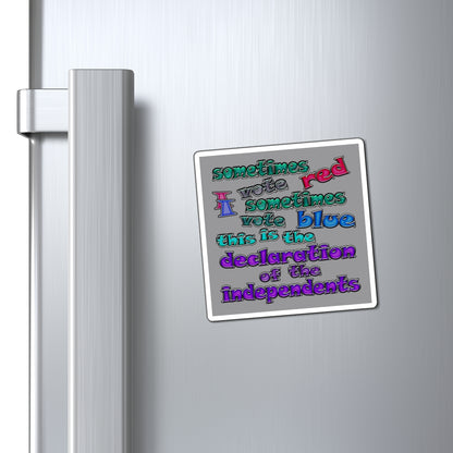 declaration of the independents - Magnets - (grey)