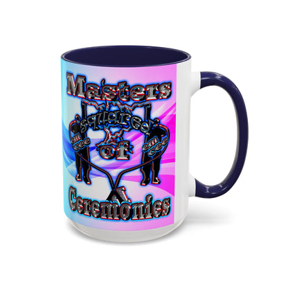 em cee squared - Accent Mug (light blue-pink wave)