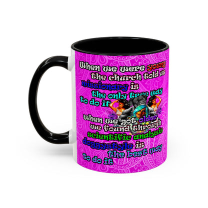 doggystyle - Accent Mug (pink swirl)