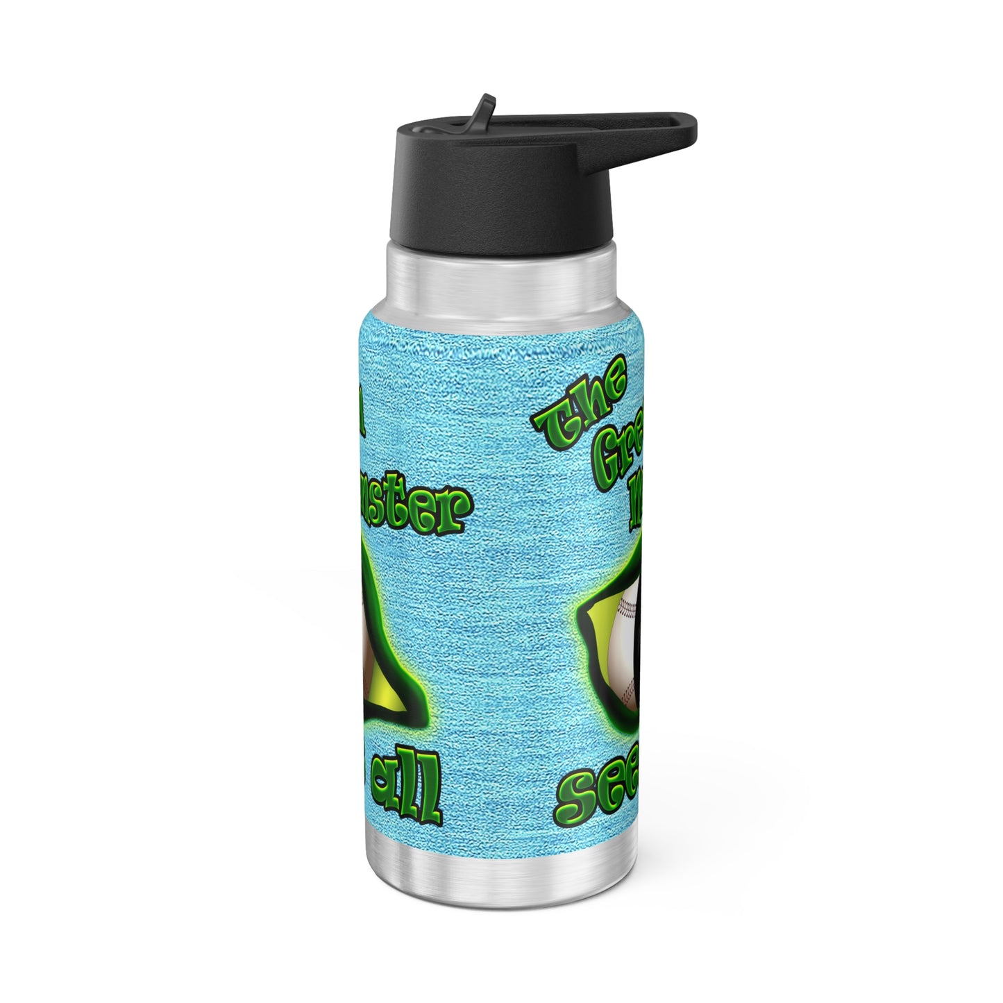 green monster - Gator Tumbler, 32oz  (faded blue)