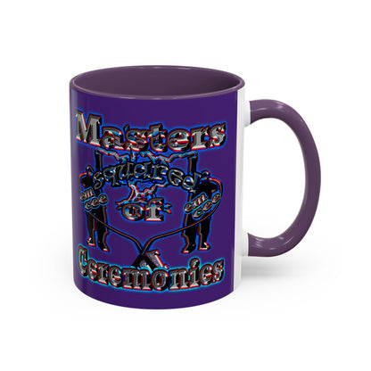 em cee squared - Accent Mug (purple)