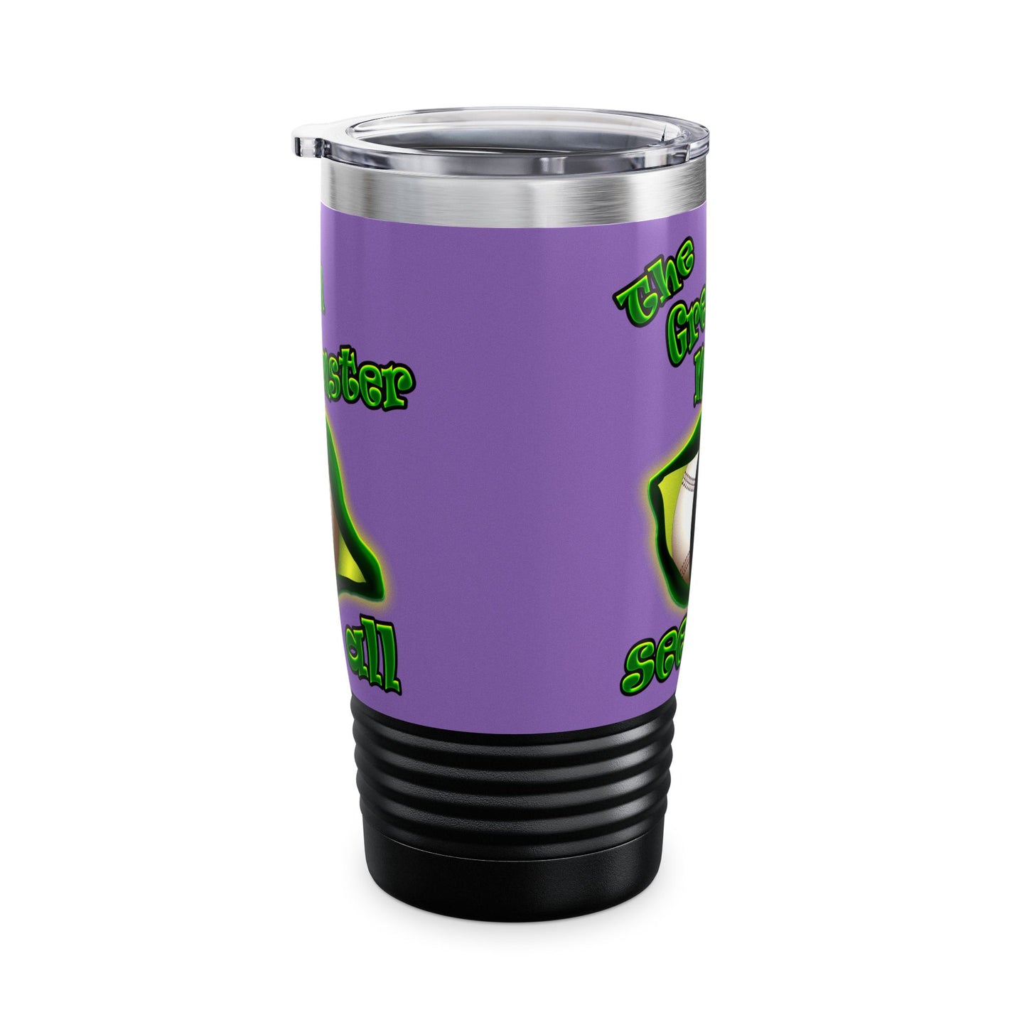 green monster - Ringneck Tumbler, 20oz (light purple)